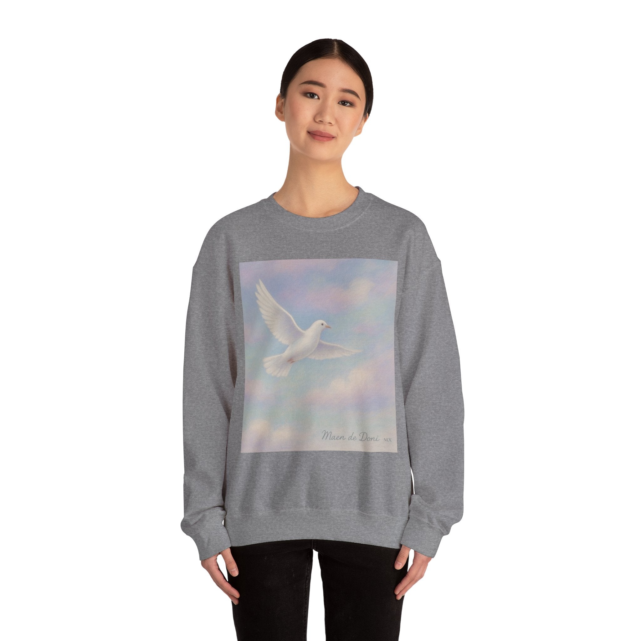 Crewneck Sweatshirt - Exprimez Votre Style - 100% Cotton - Modern Fit - Elyza Creations Design  messages  inspirational.