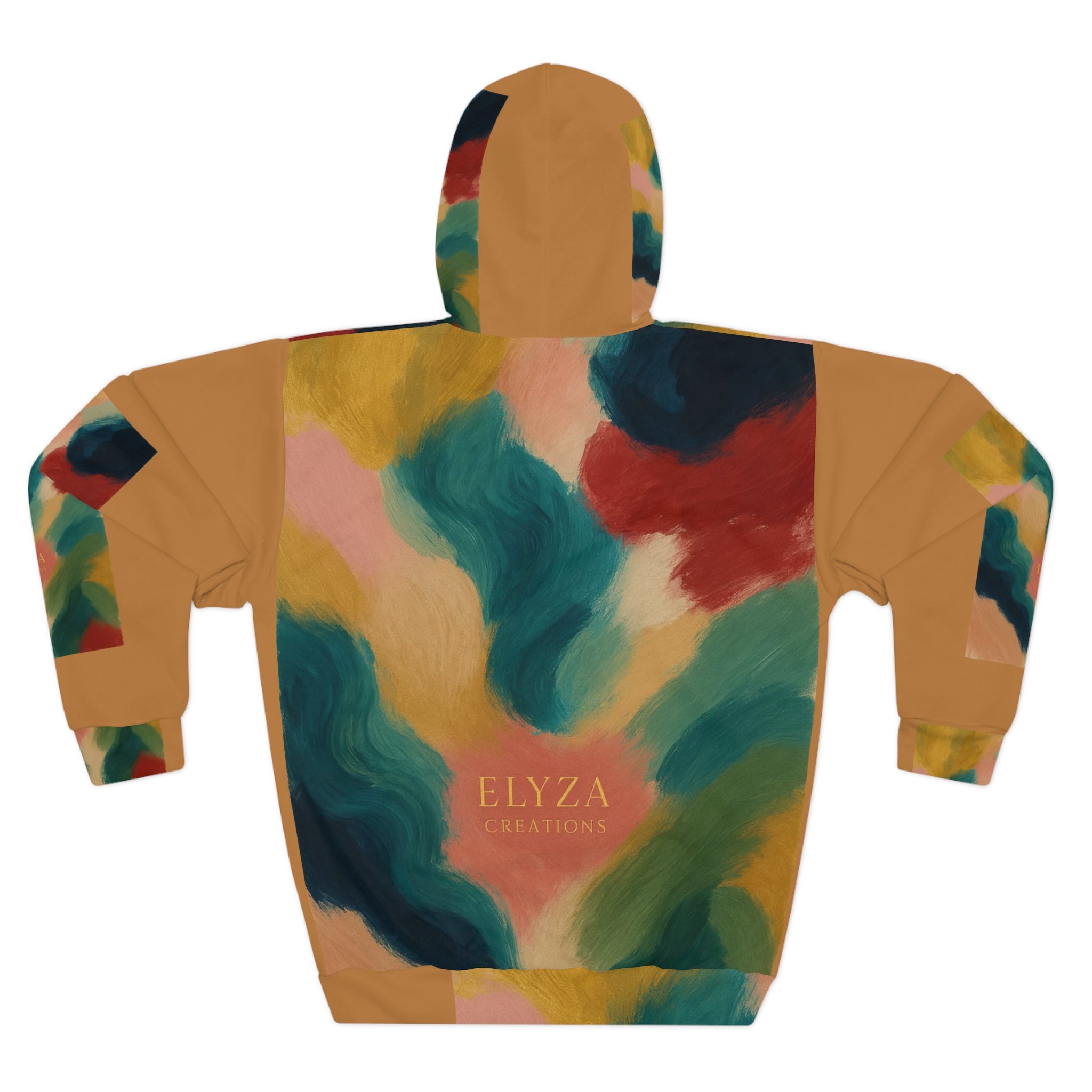 Vibrant Abstract Art Hoodie - Cozy Unisex Pullover for Home, Everyday Wear, Gift, Art Lovers, ELYZA Creations