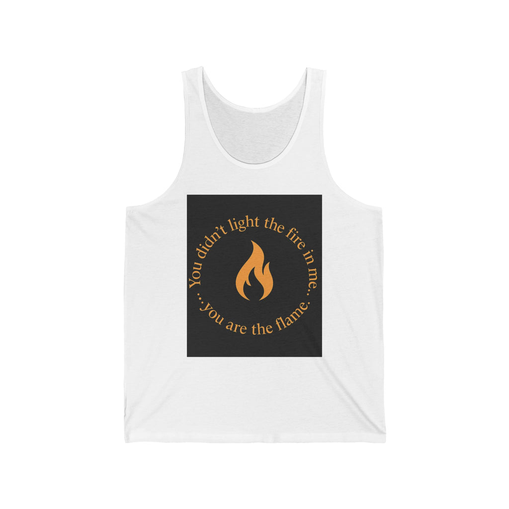 Tank Top - Inspirational Unisex Jersey Tank, Minimalist Design, Motivational Message