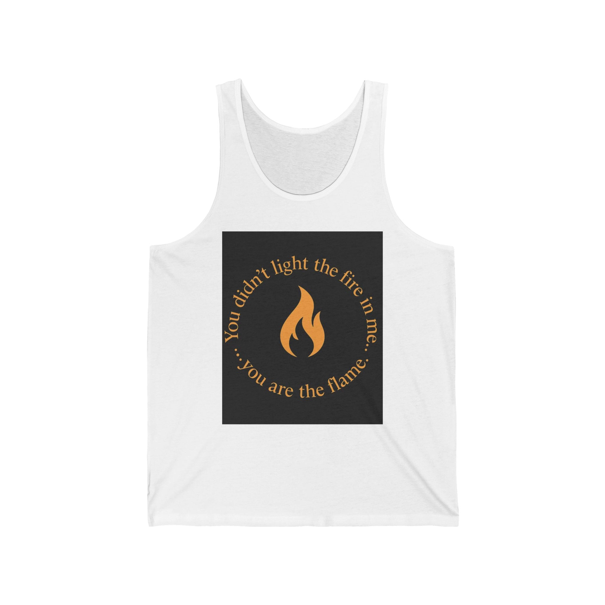 Tank Top - Inspirational Unisex Jersey Tank, Minimalist Design, Motivational Message