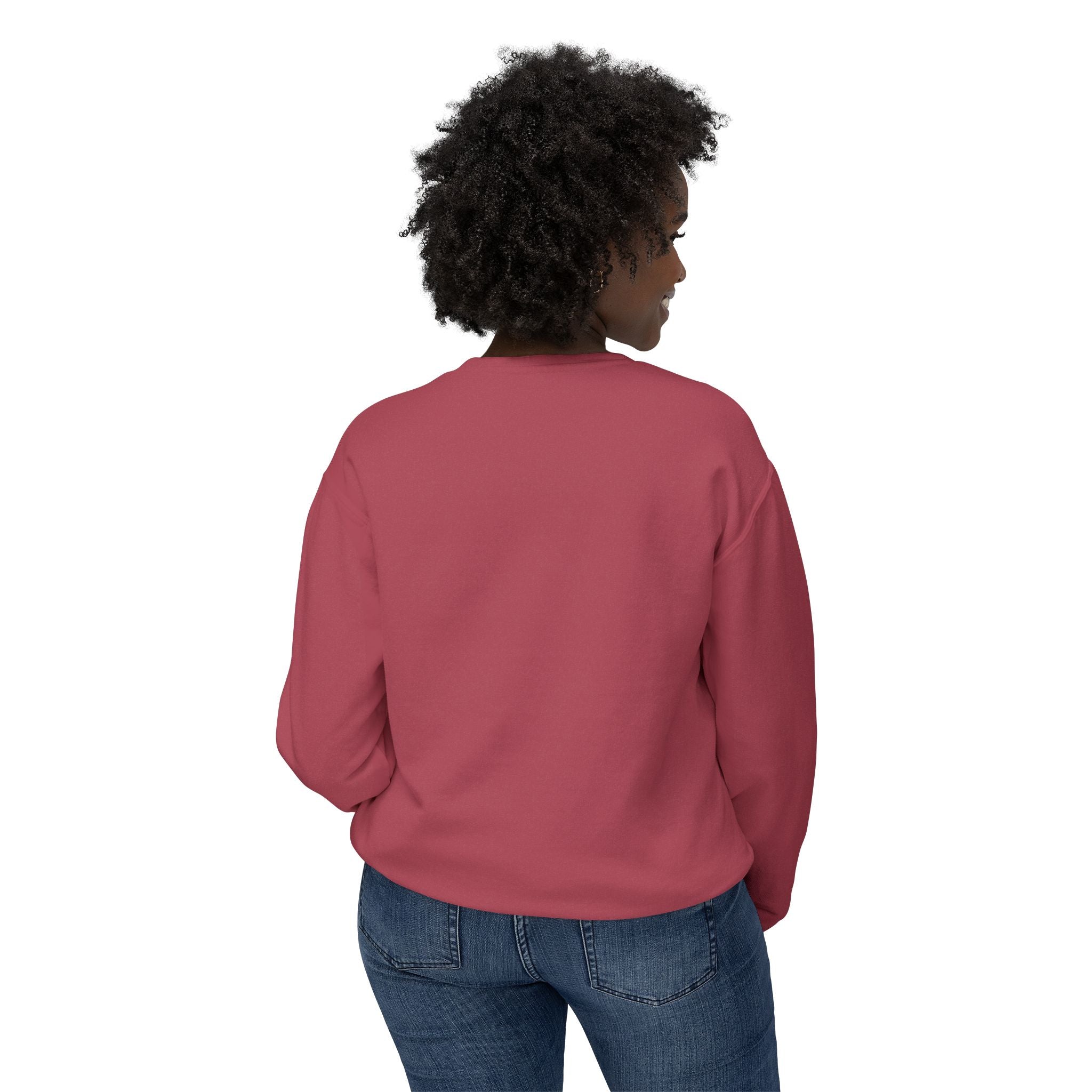 Flowering Flame Lightweight Crewneck Sweatshirt - Beauty, Strength, and Hope Shirt for Women