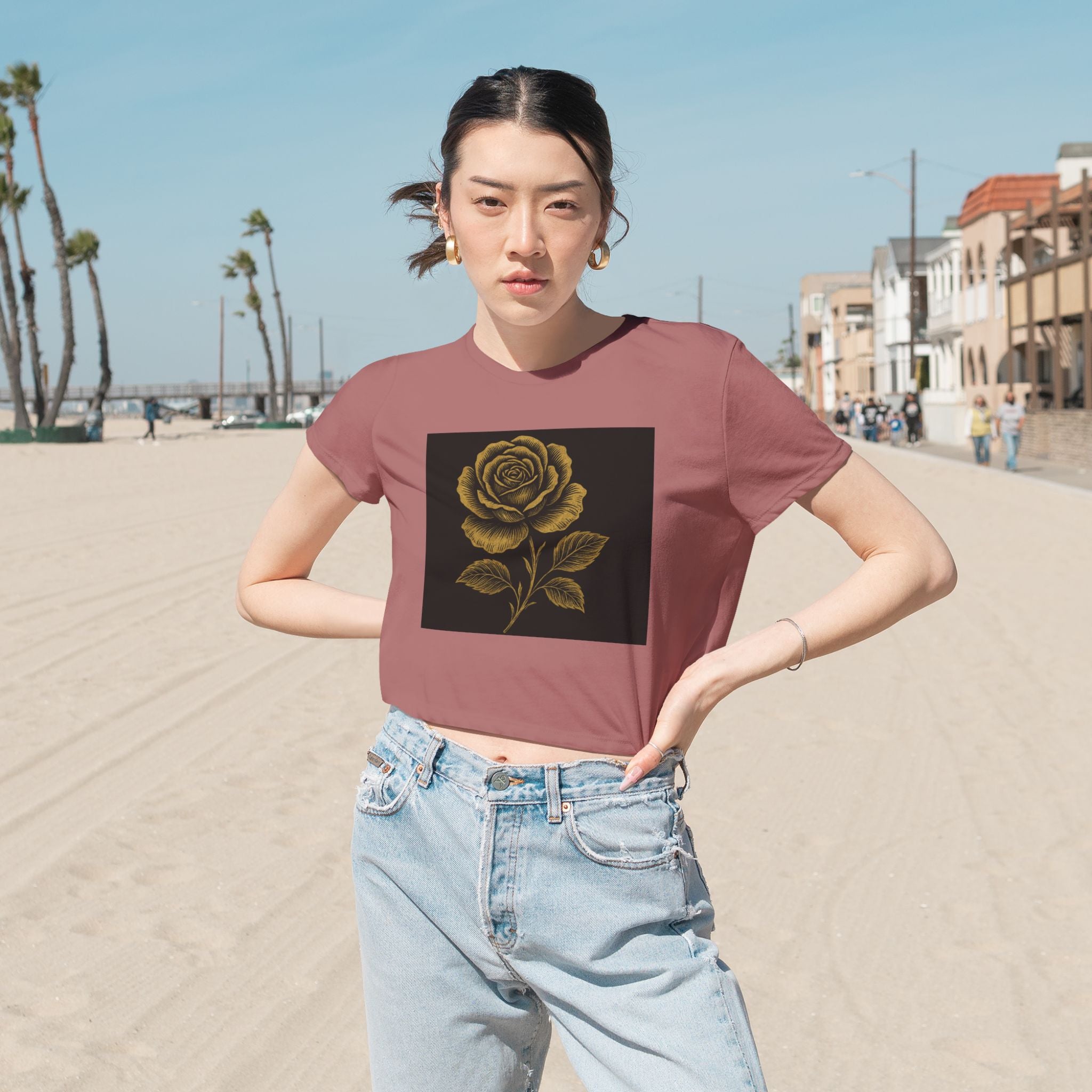Cropped Tee Women's Bella Canvas 8882 with 2-Year Warranty in EU/Northern Ireland