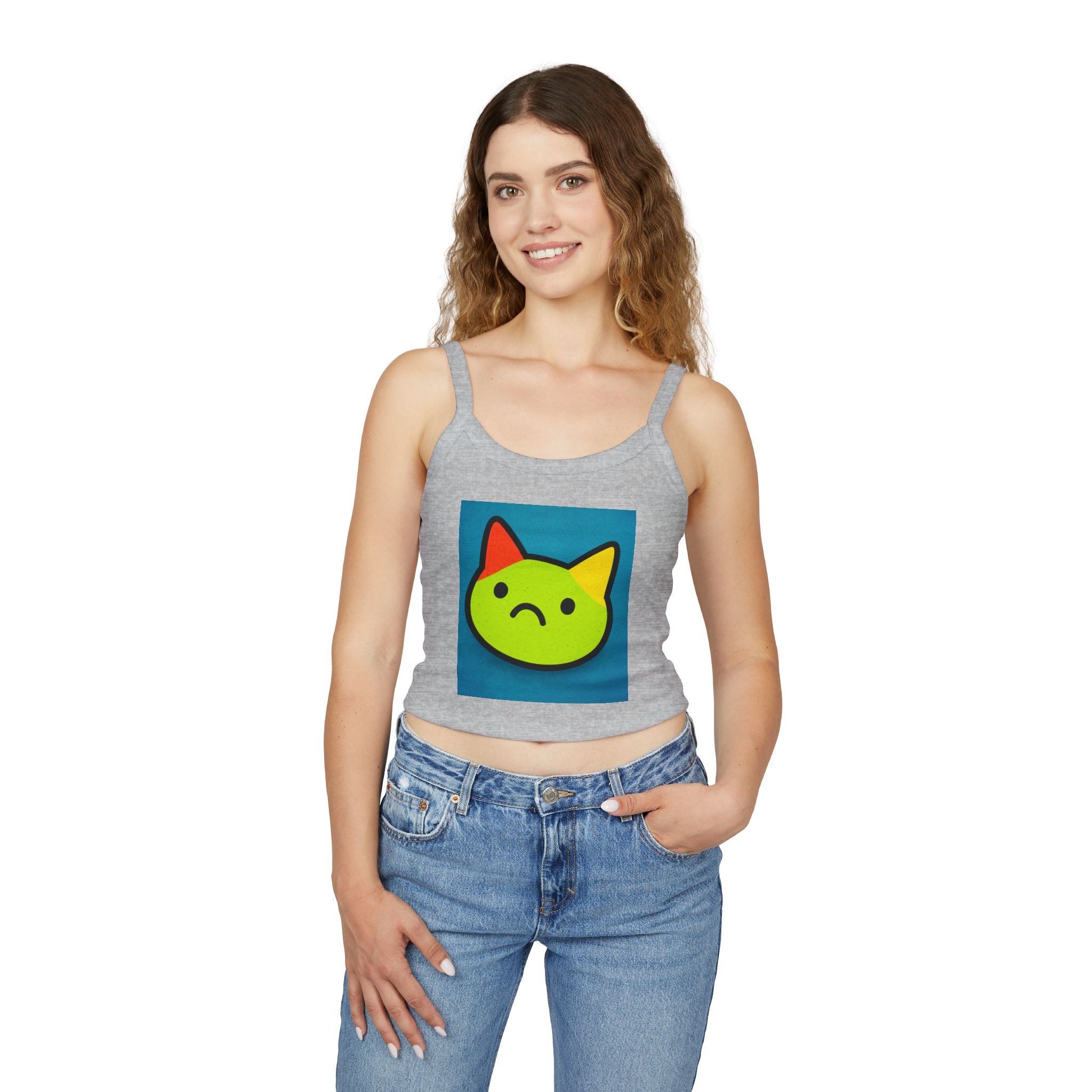 Spaghetti Strap Tank Top Bella+Canvas 1012 with 2 Year Warranty - EU Representative Contact Info Included