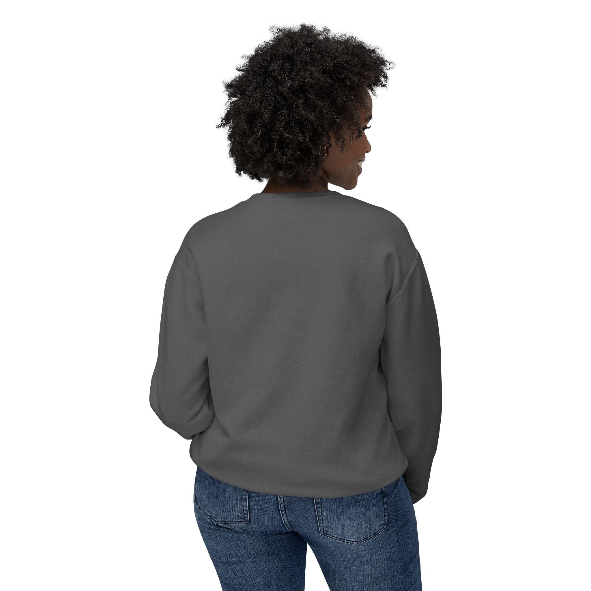 Flowering Flame Lightweight Crewneck Sweatshirt - Beauty, Strength, and Hope Shirt for Women