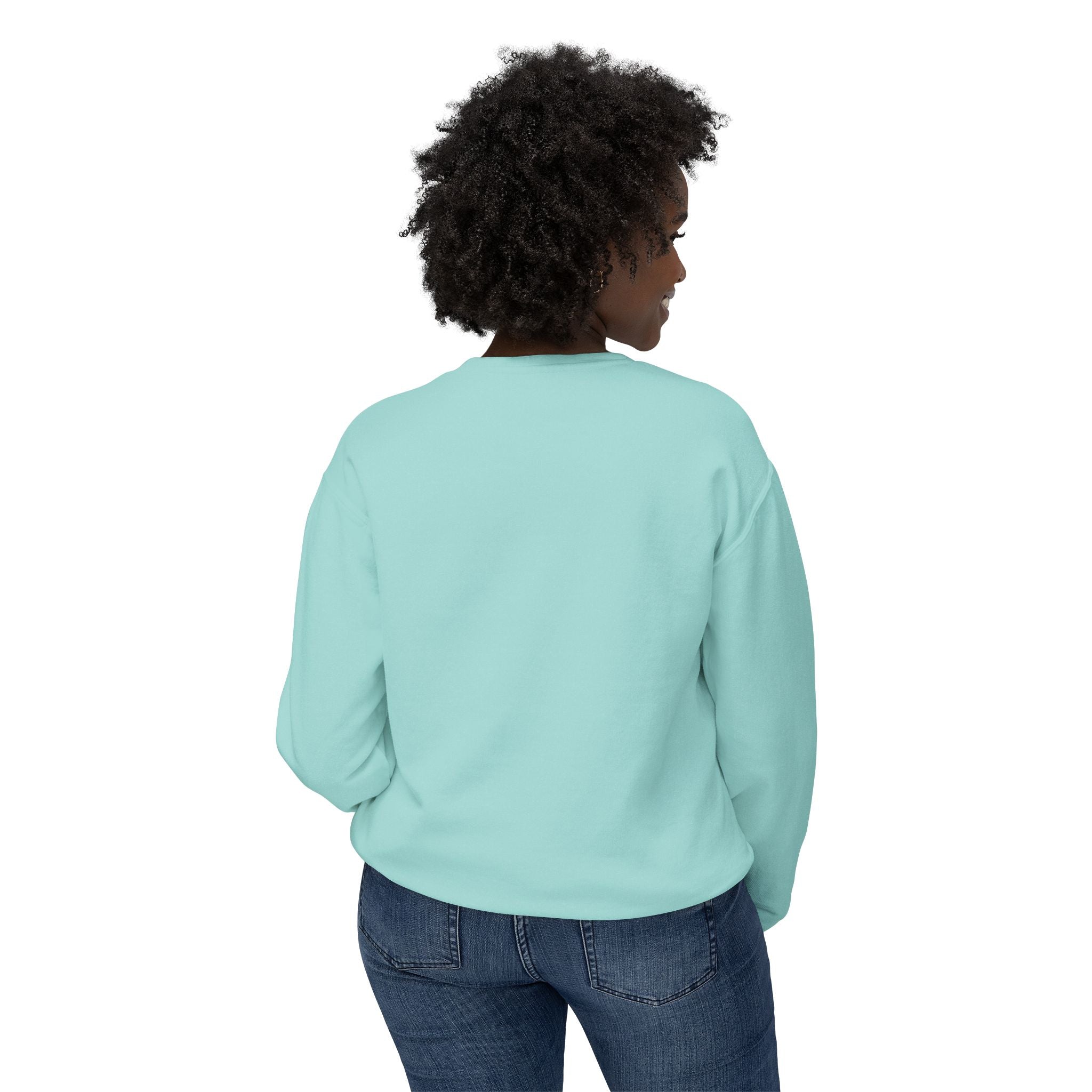Flowering Flame Lightweight Crewneck Sweatshirt - Beauty, Strength, and Hope Shirt for Women