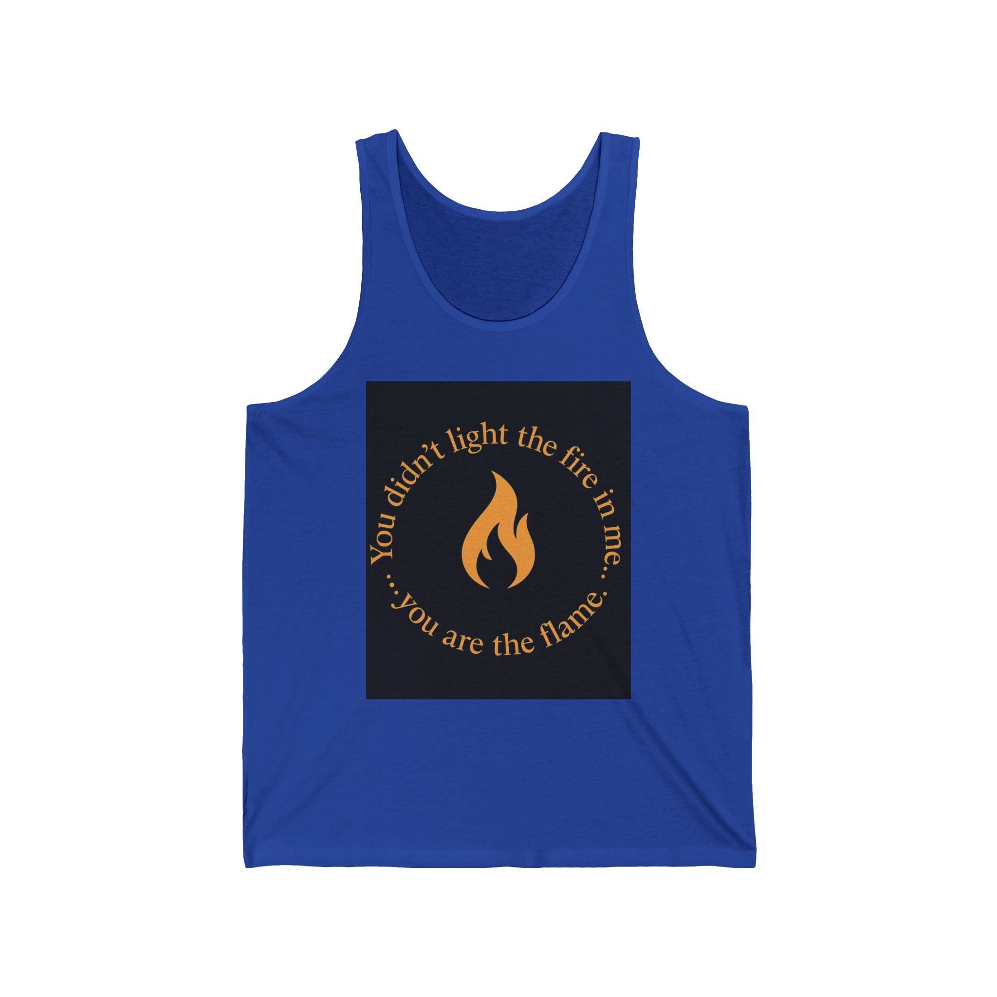 Tank Top - Inspirational Unisex Jersey Tank, Minimalist Design, Motivational Message