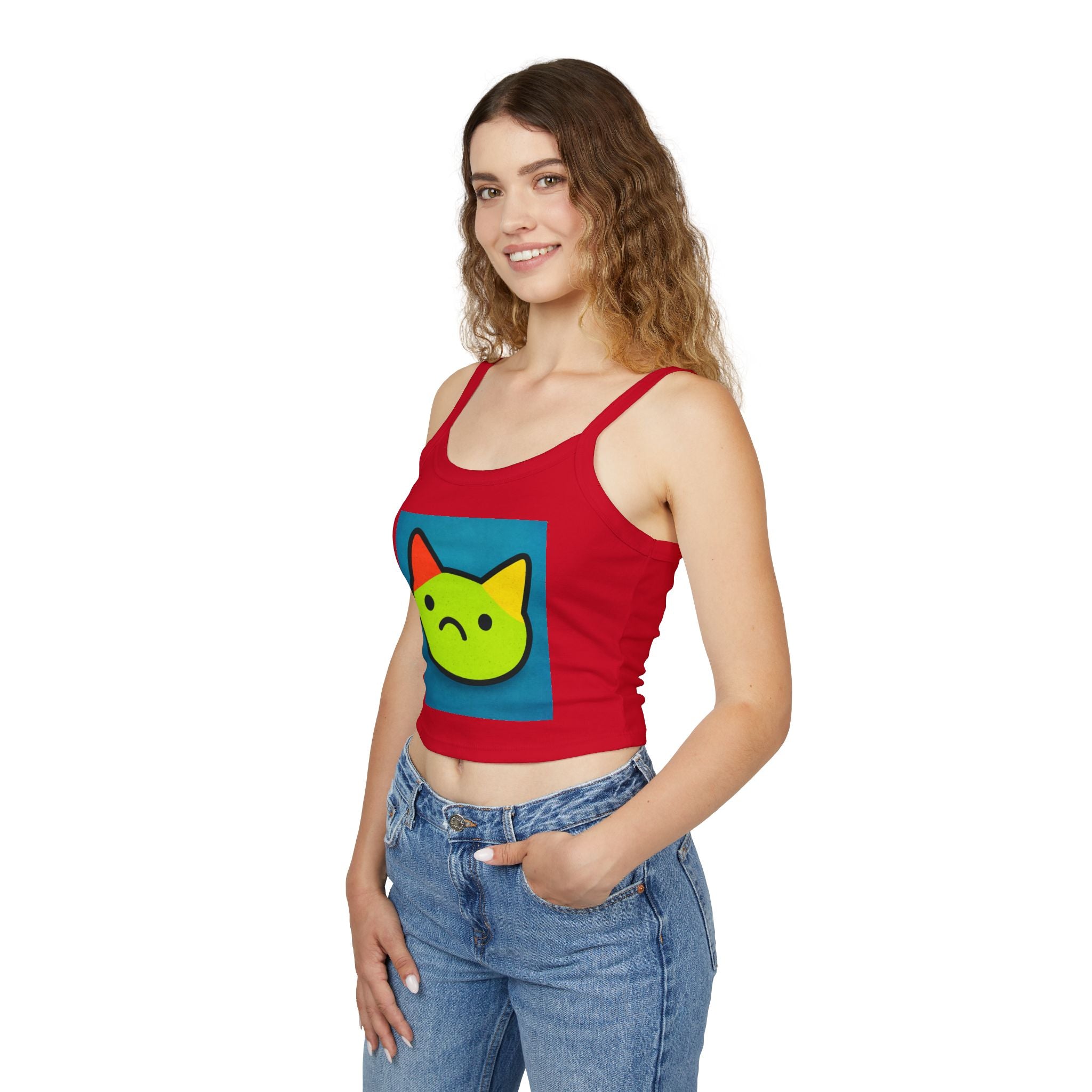Spaghetti Strap Tank Top Bella+Canvas 1012 with 2 Year Warranty - EU Representative Contact Info Included