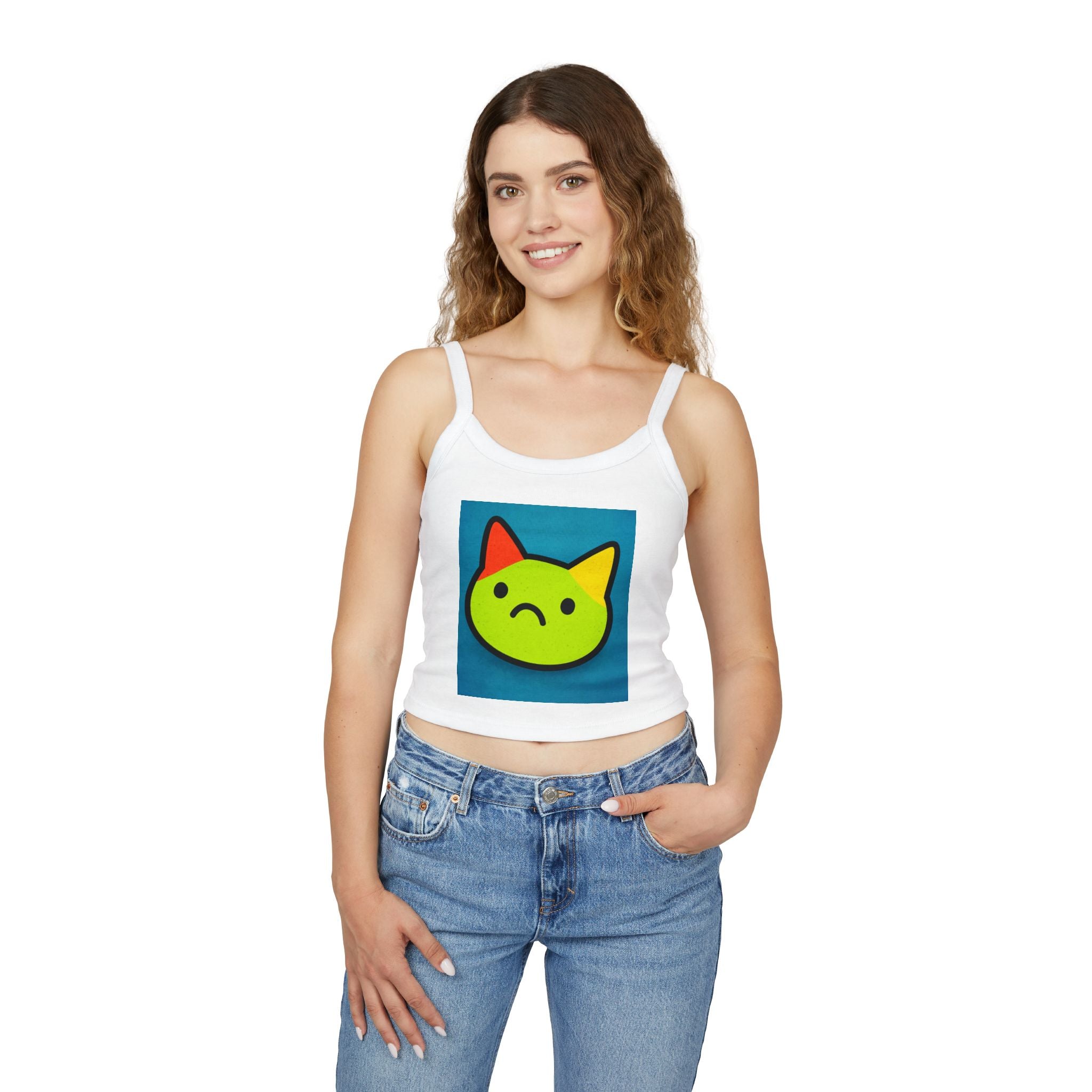Spaghetti Strap Tank Top Bella+Canvas 1012 with 2 Year Warranty - EU Representative Contact Info Included