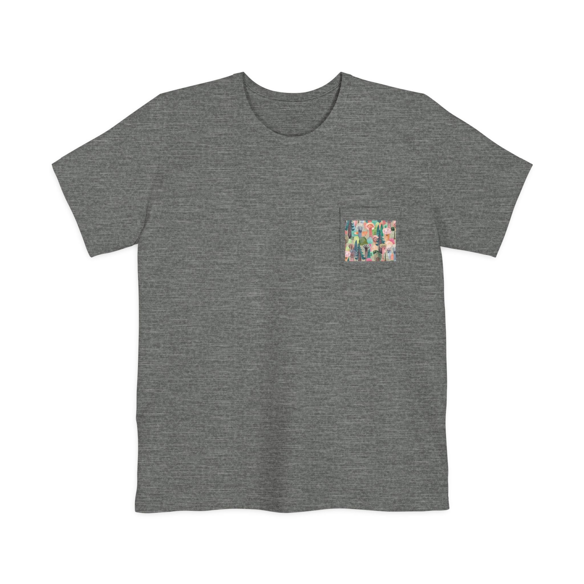 Pocket T-shirt Bella+Canvas 3021 with 2-Year EU Warranty - Unisex