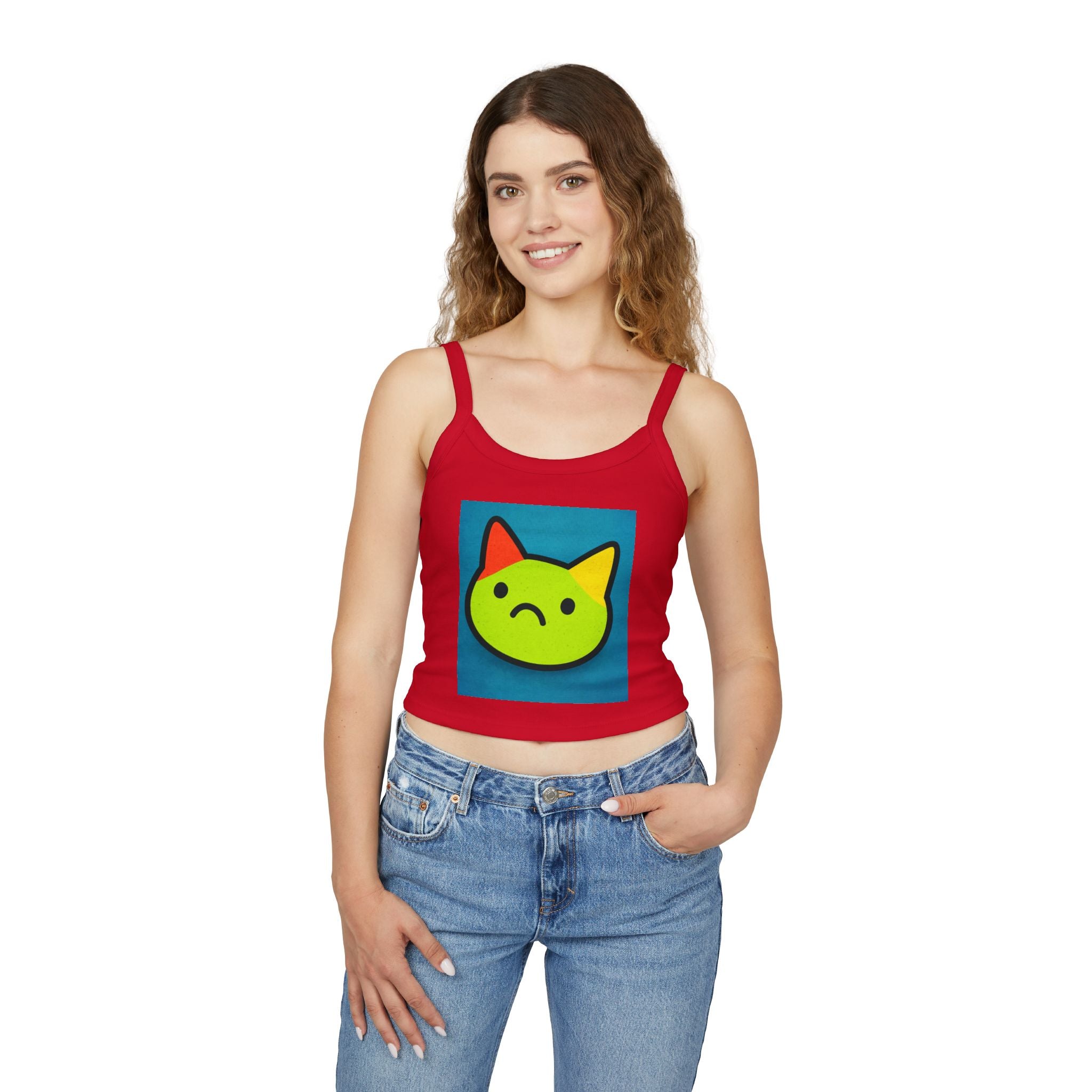 Spaghetti Strap Tank Top Bella+Canvas 1012 with 2 Year Warranty - EU Representative Contact Info Included
