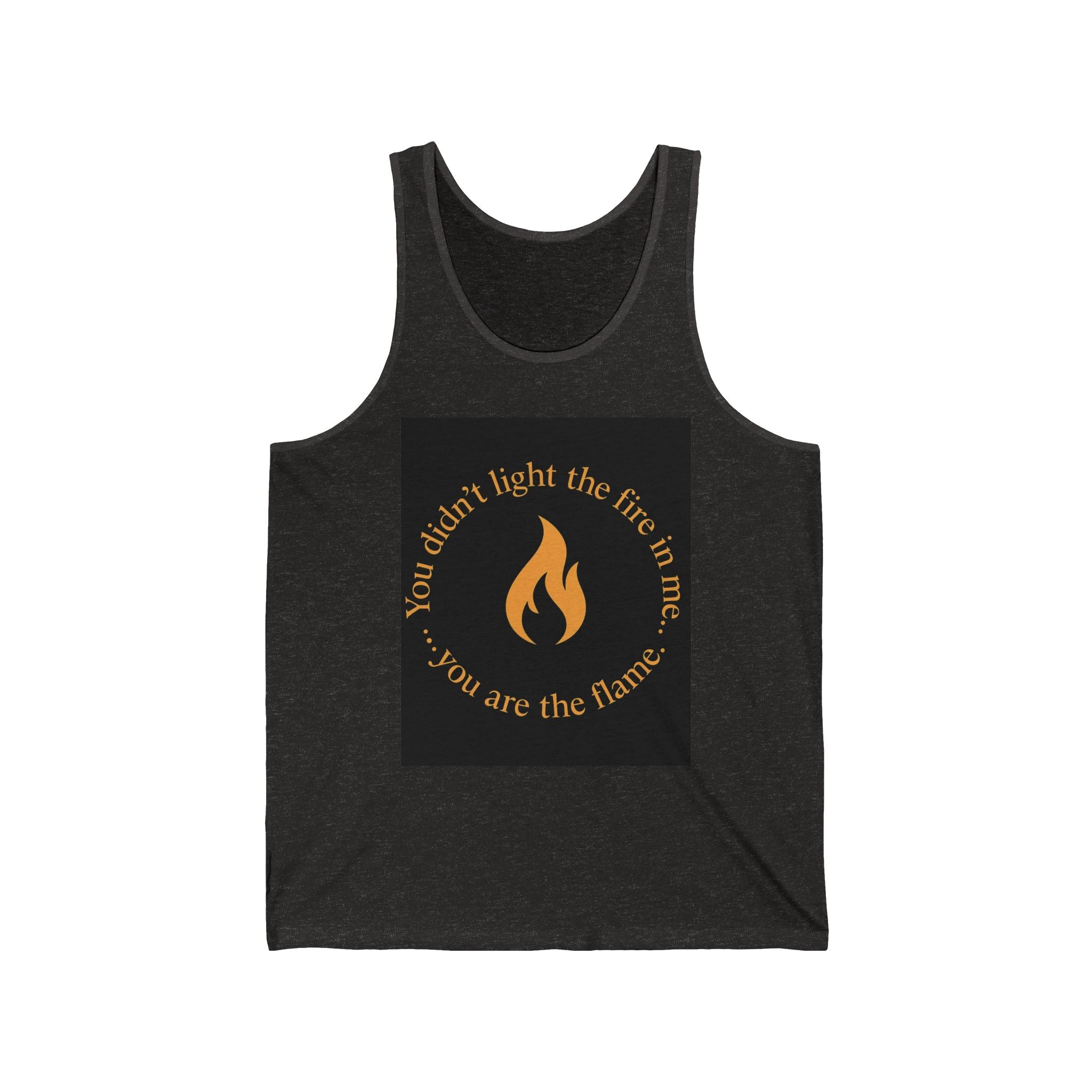 Tank Top - Inspirational Unisex Jersey Tank, Minimalist Design, Motivational Message
