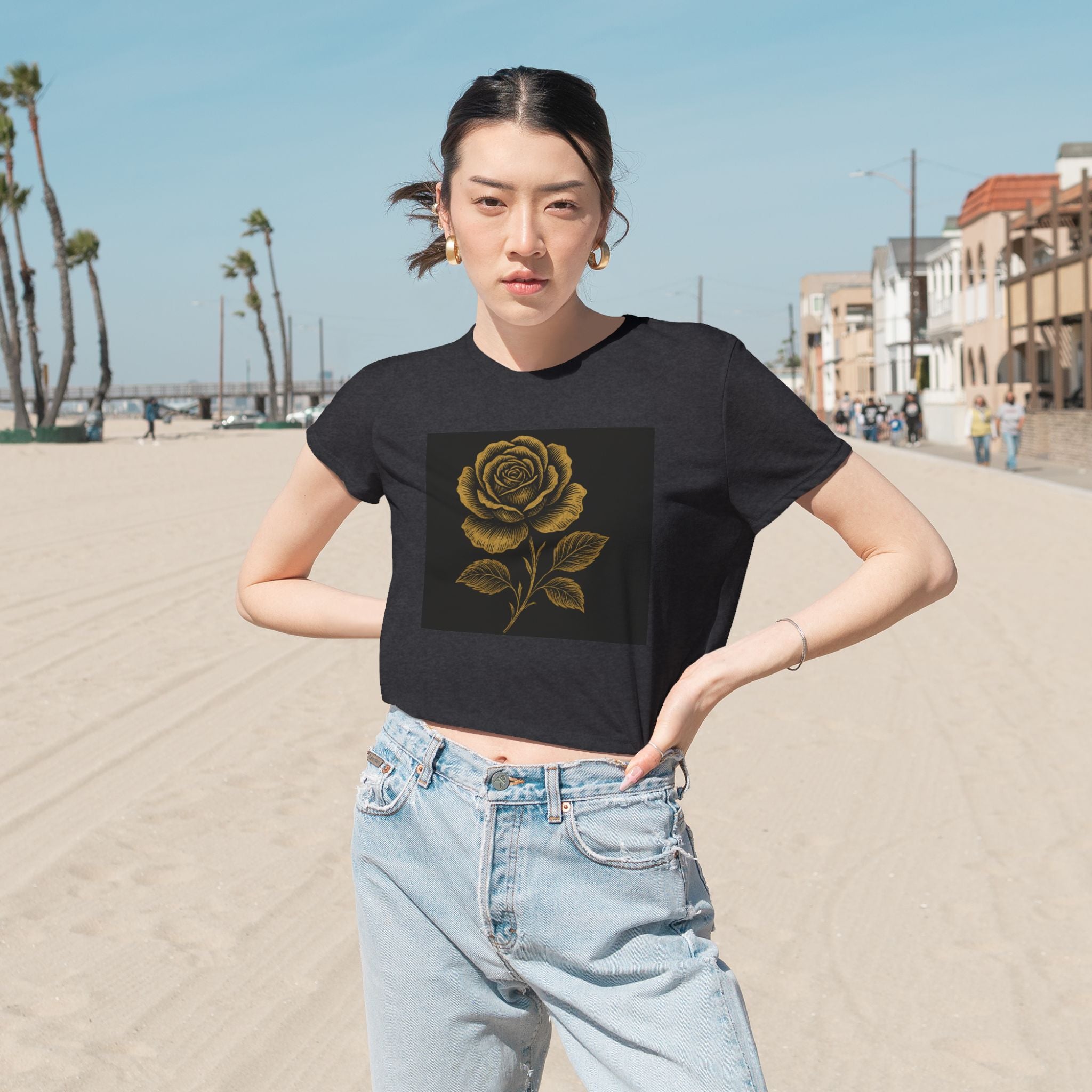Cropped Tee Women's Bella Canvas 8882 with 2-Year Warranty in EU/Northern Ireland