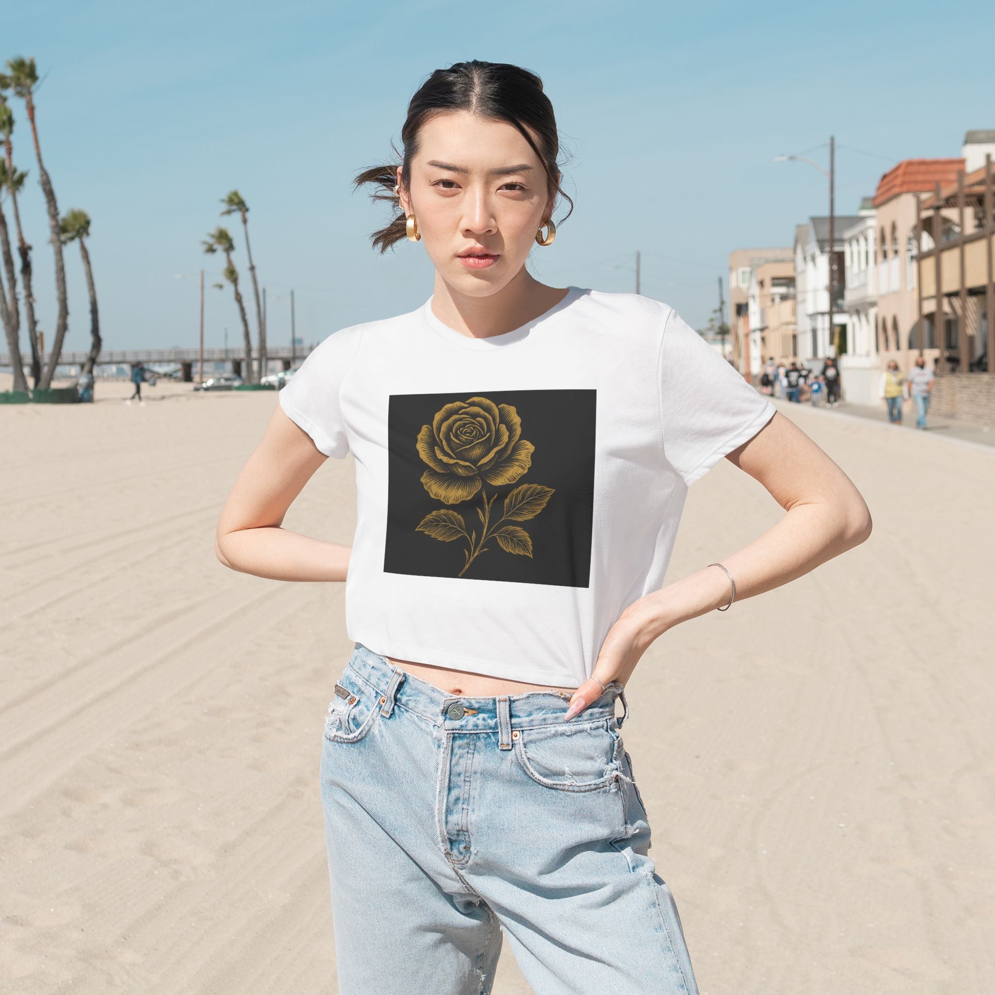 Cropped Tee Women's Bella Canvas 8882 with 2-Year Warranty in EU/Northern Ireland