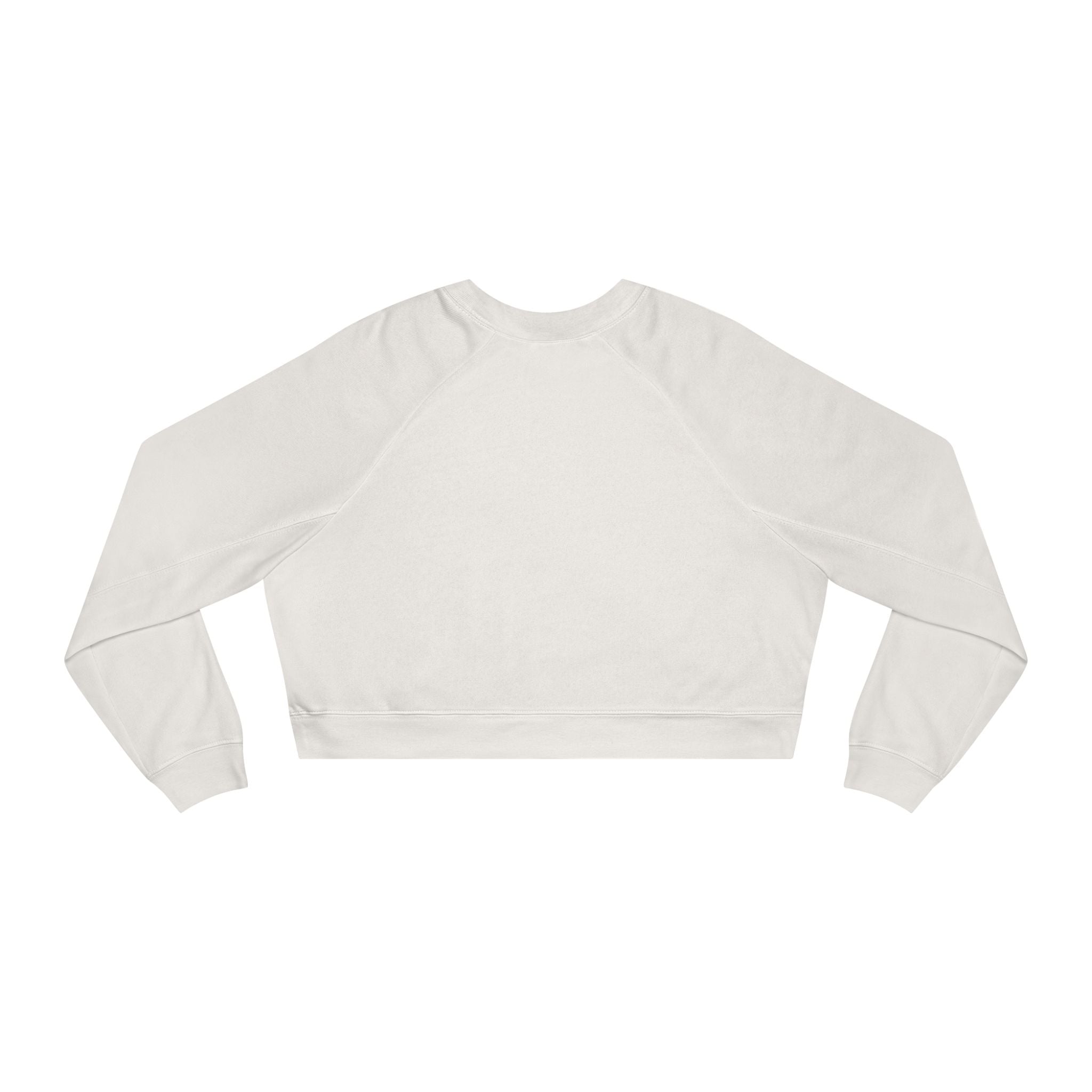 Bee-Inspired Women's Cropped Fleece Pullover, Cozy Sweatshirt, Fall Fashion, Casual Style, Gift for Her, Bee Lover Gift