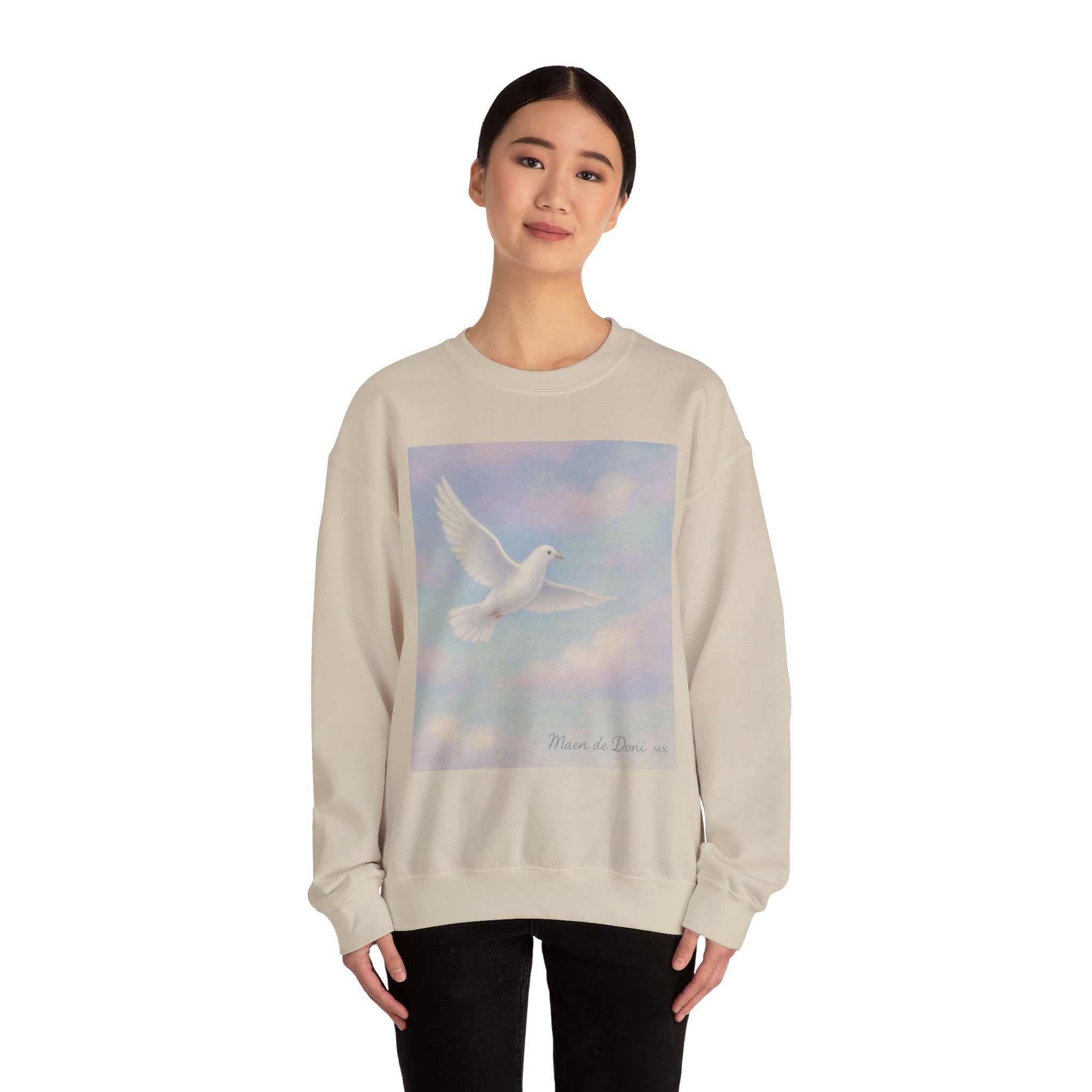 Crewneck Sweatshirt - Exprimez Votre Style - 100% Cotton - Modern Fit - Elyza Creations Design  messages  inspirational.
