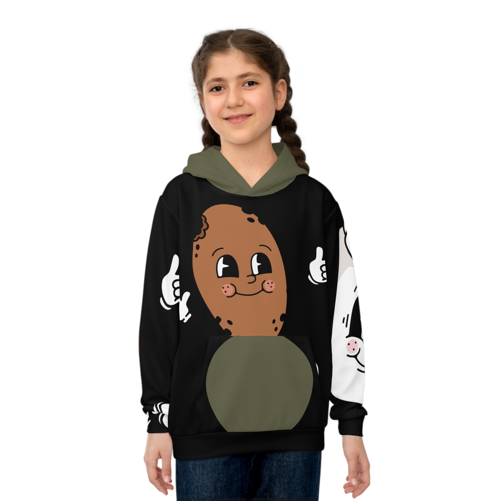 Kids Hoodie - AS Colour 4062, EU Warranty, Care Instructions
