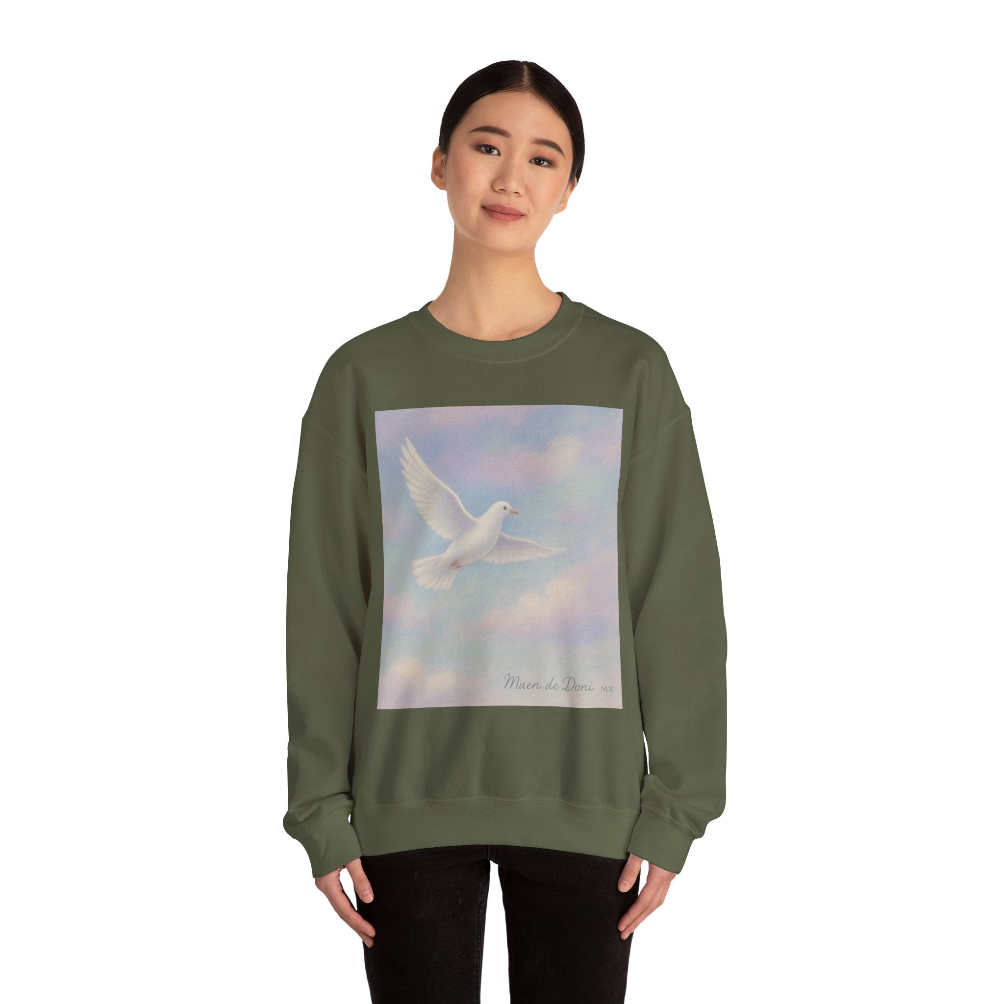 Crewneck Sweatshirt - Exprimez Votre Style - 100% Cotton - Modern Fit - Elyza Creations Design  messages  inspirational.