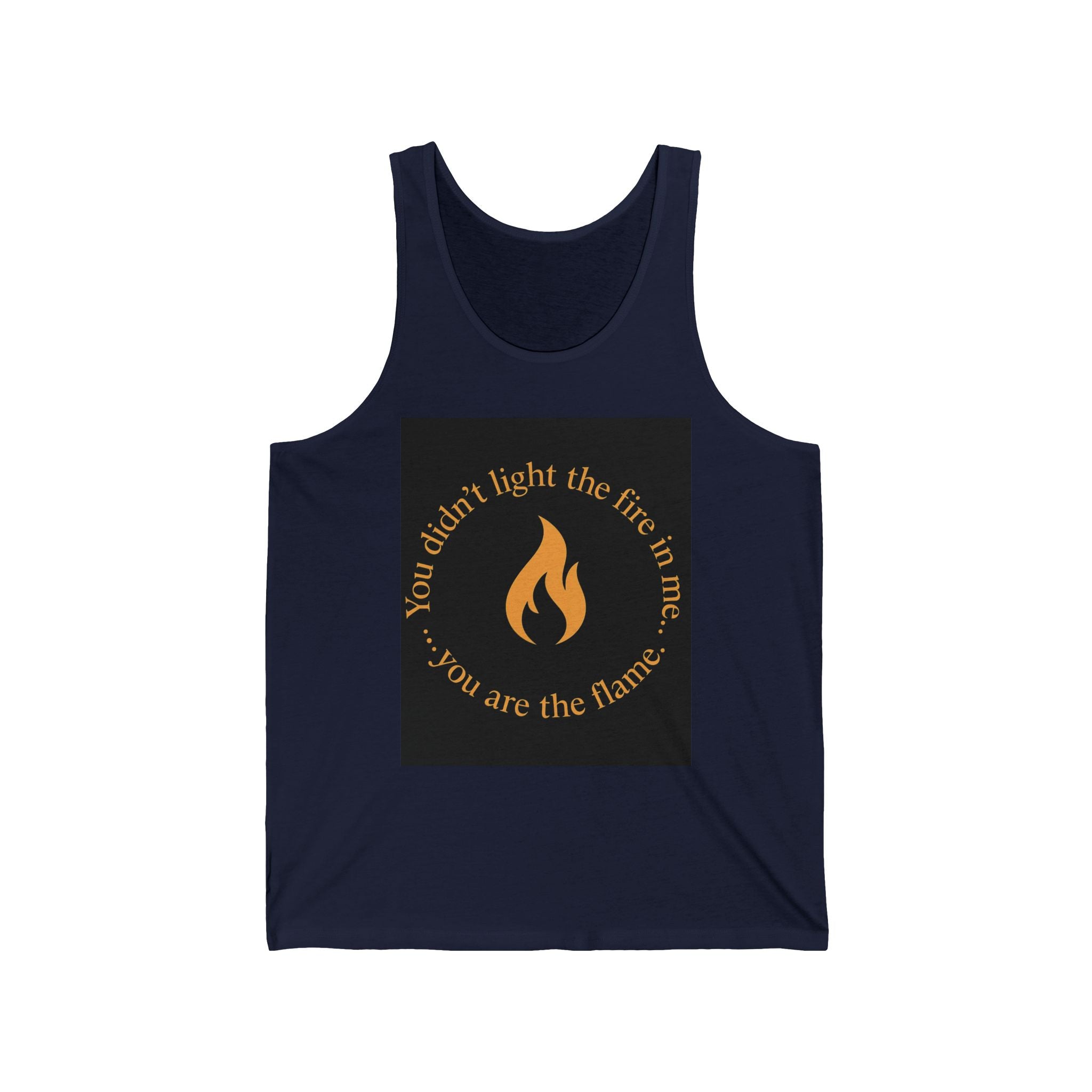 Tank Top - Inspirational Unisex Jersey Tank, Minimalist Design, Motivational Message