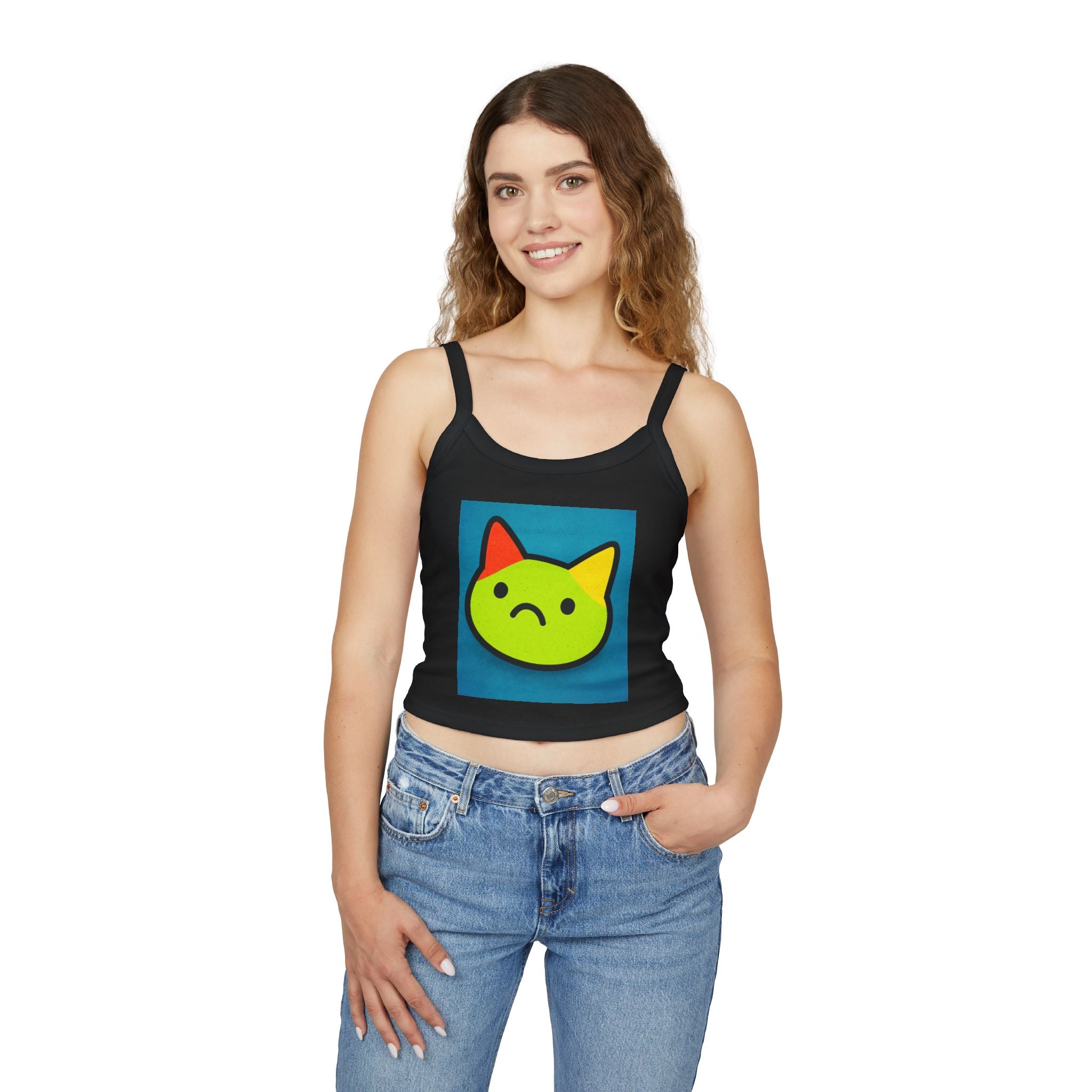 Spaghetti Strap Tank Top Bella+Canvas 1012 with 2 Year Warranty - EU Representative Contact Info Included