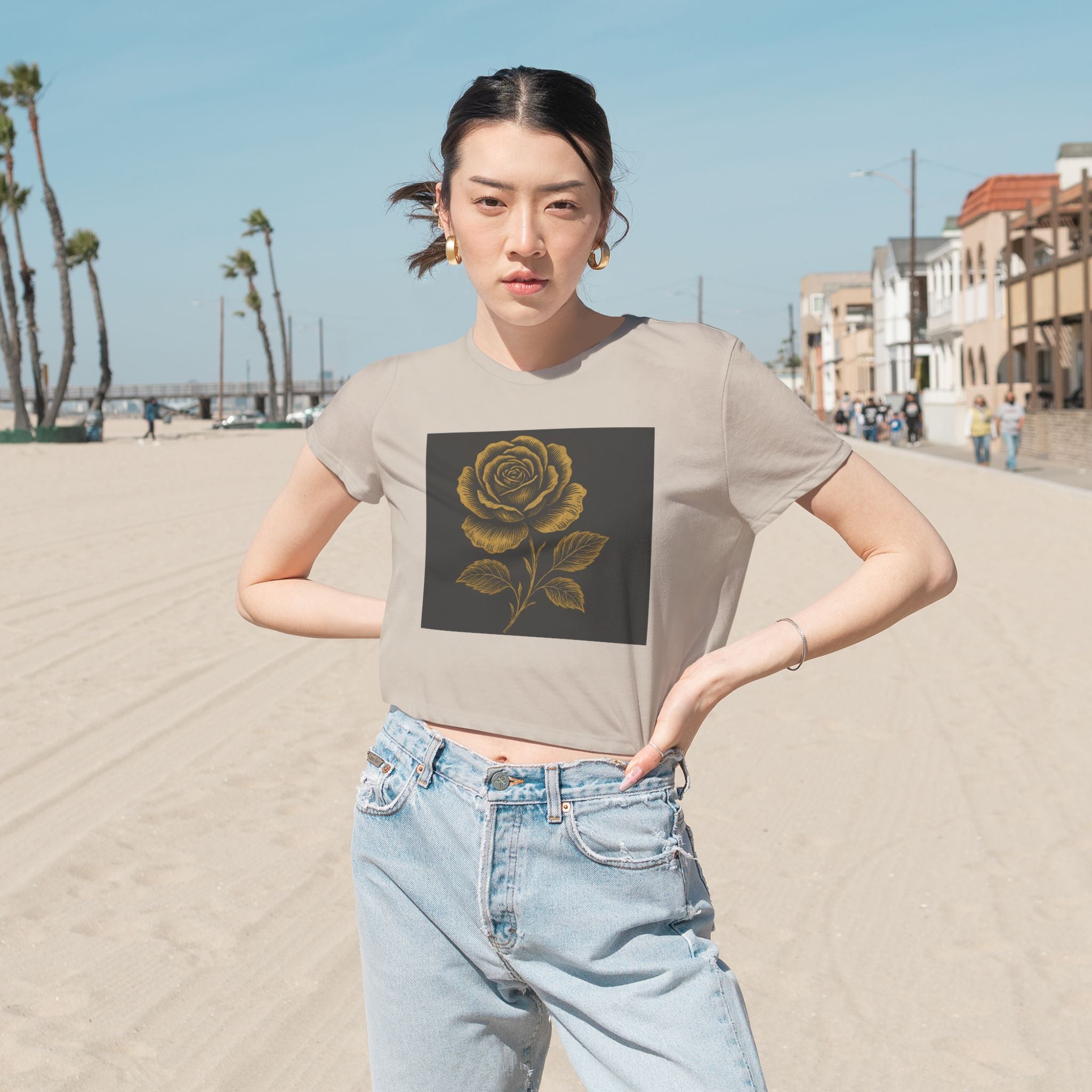 Cropped Tee Women's Bella Canvas 8882 with 2-Year Warranty in EU/Northern Ireland