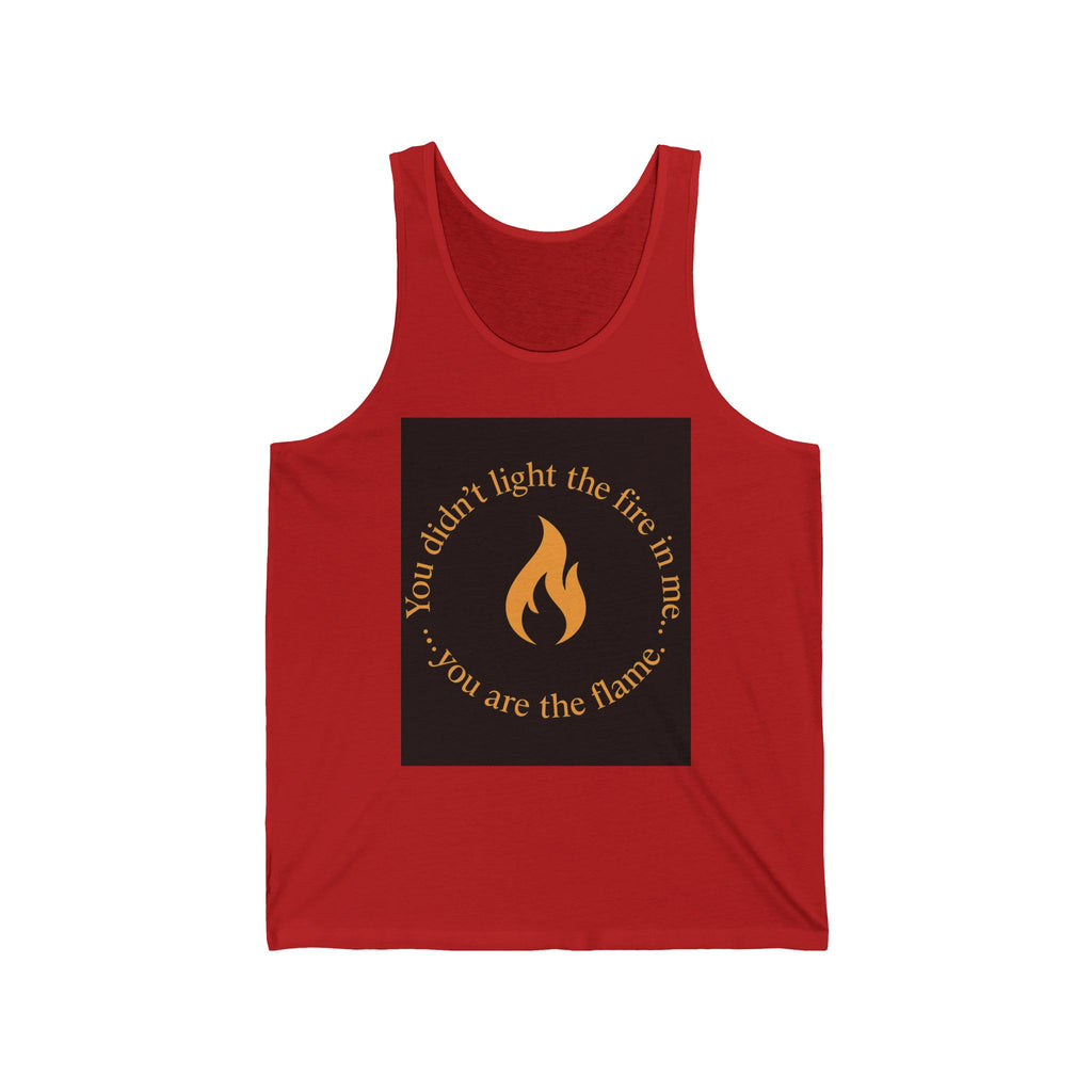 Tank Top - Inspirational Unisex Jersey Tank, Minimalist Design, Motivational Message