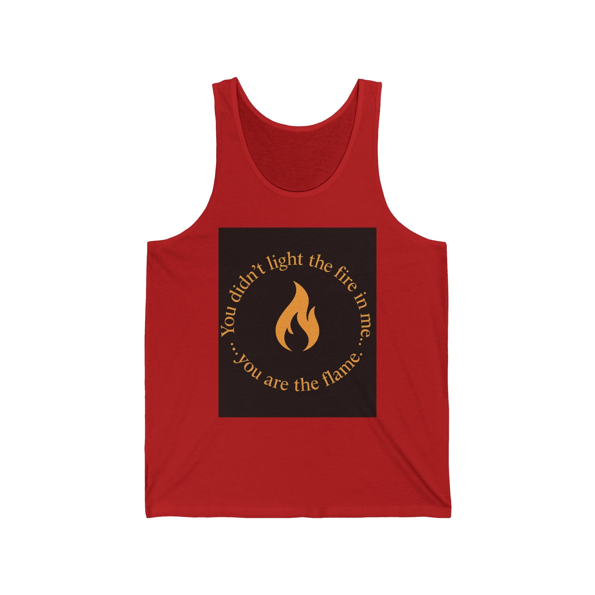 Tank Top - Inspirational Unisex Jersey Tank, Minimalist Design, Motivational Message