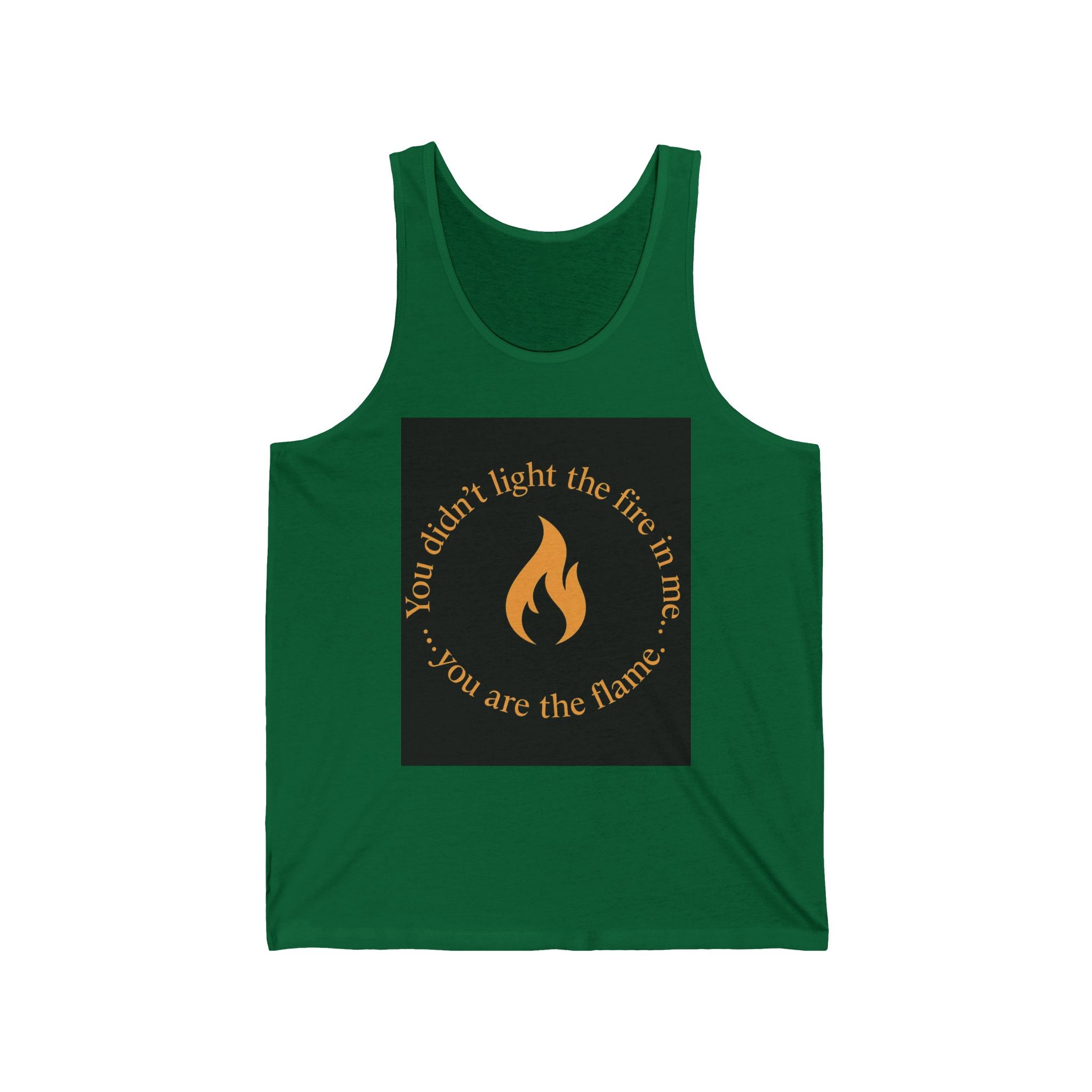 Tank Top - Inspirational Unisex Jersey Tank, Minimalist Design, Motivational Message