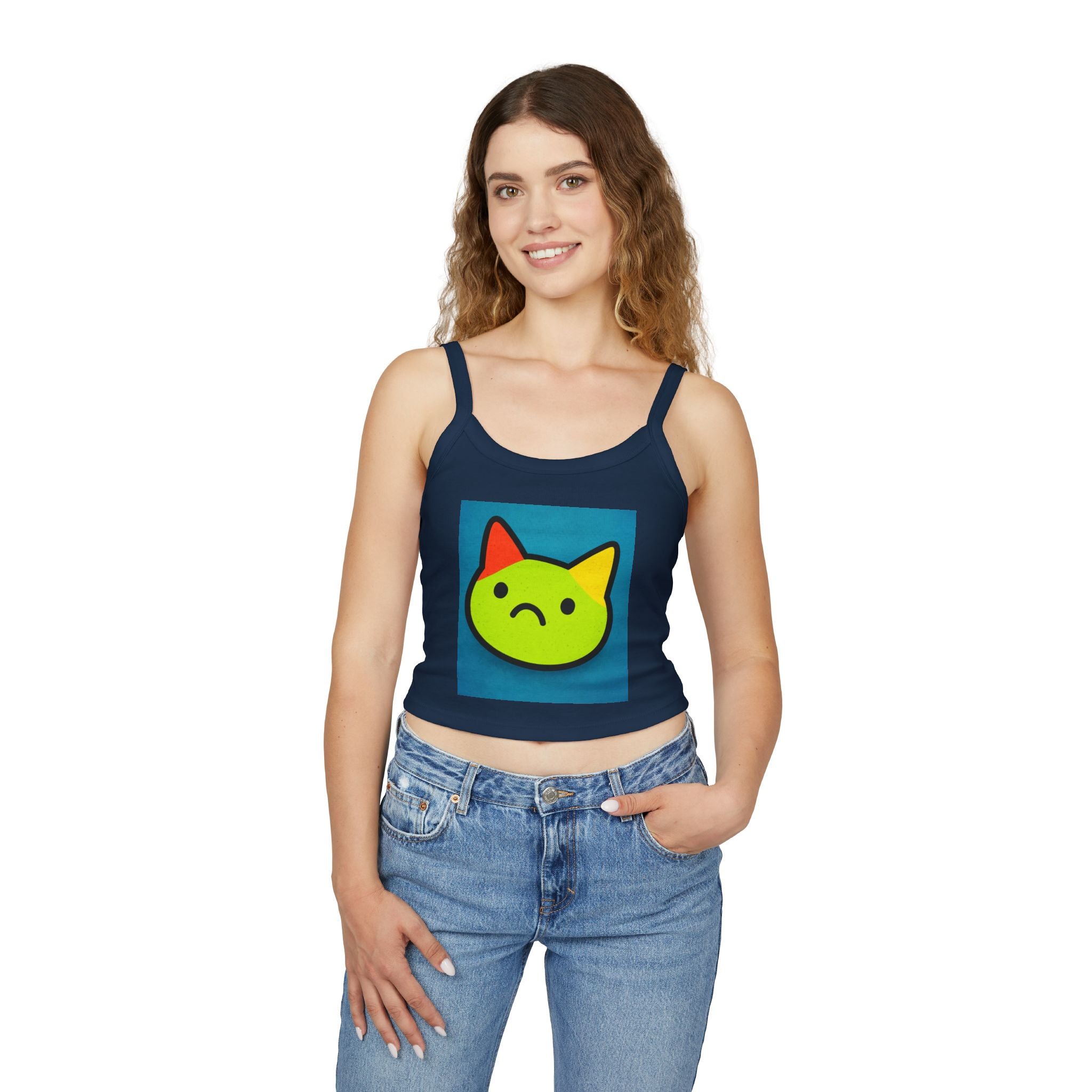 Spaghetti Strap Tank Top Bella+Canvas 1012 with 2 Year Warranty - EU Representative Contact Info Included