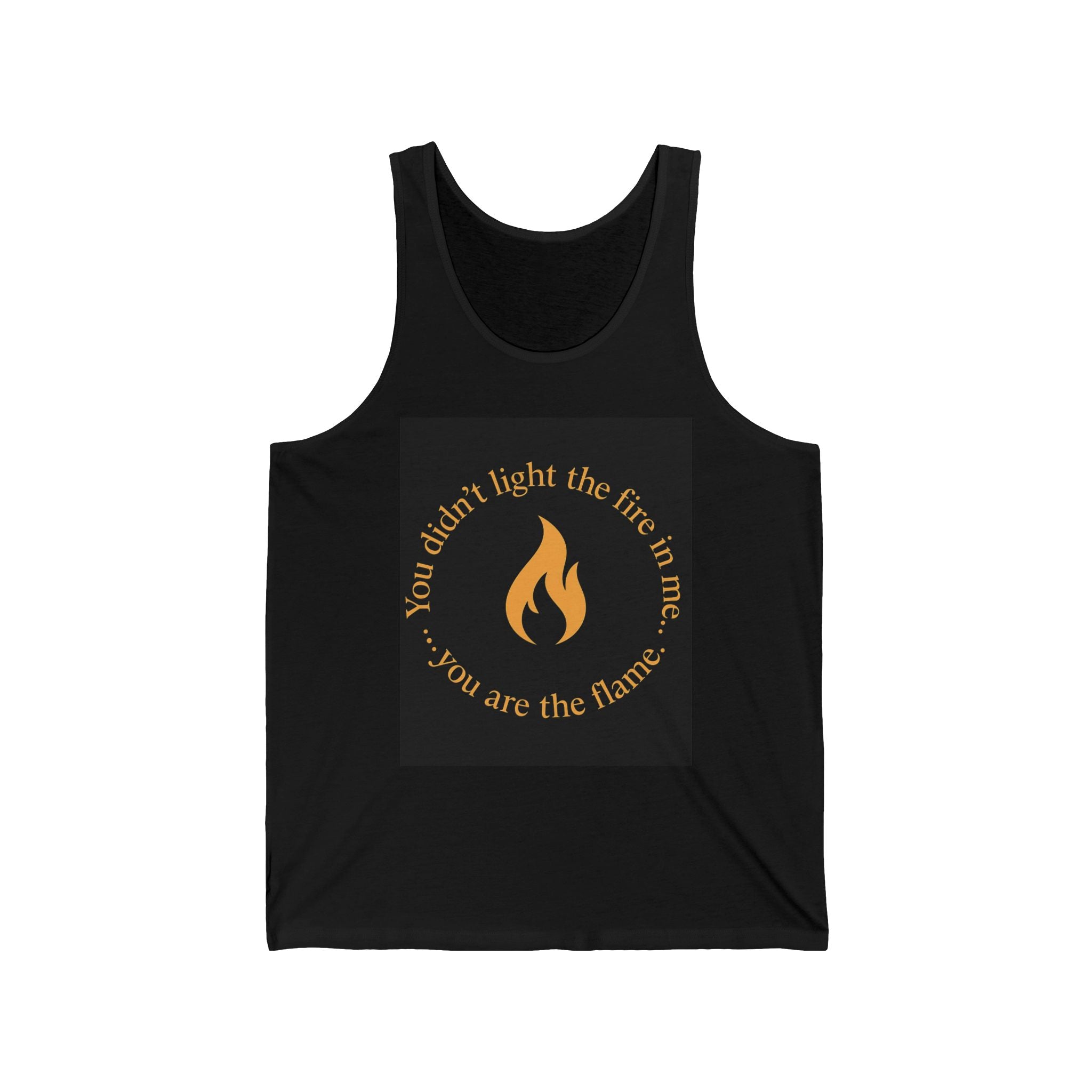Tank Top - Inspirational Unisex Jersey Tank, Minimalist Design, Motivational Message