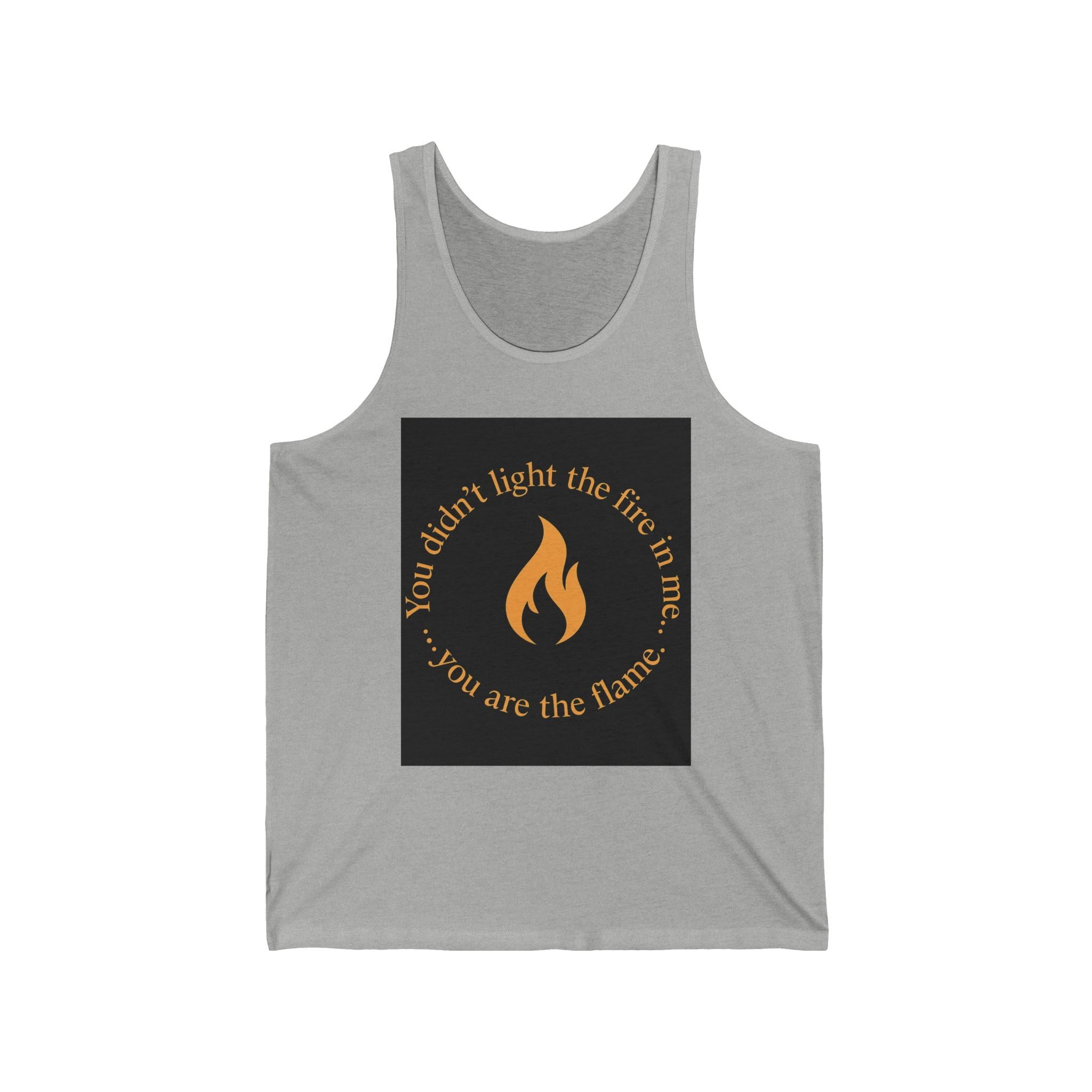 Tank Top - Inspirational Unisex Jersey Tank, Minimalist Design, Motivational Message