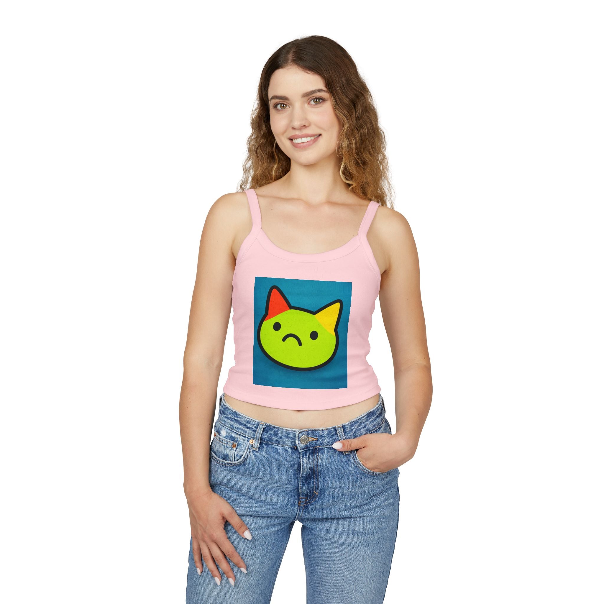 Spaghetti Strap Tank Top Bella+Canvas 1012 with 2 Year Warranty - EU Representative Contact Info Included