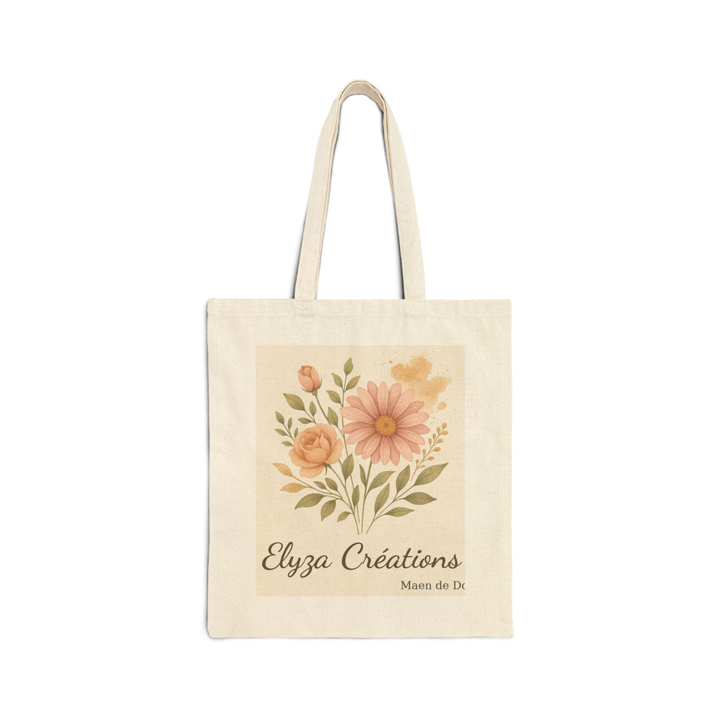 Canvas Tote Bag Nature Artistic Eco-Friendly Chic Style