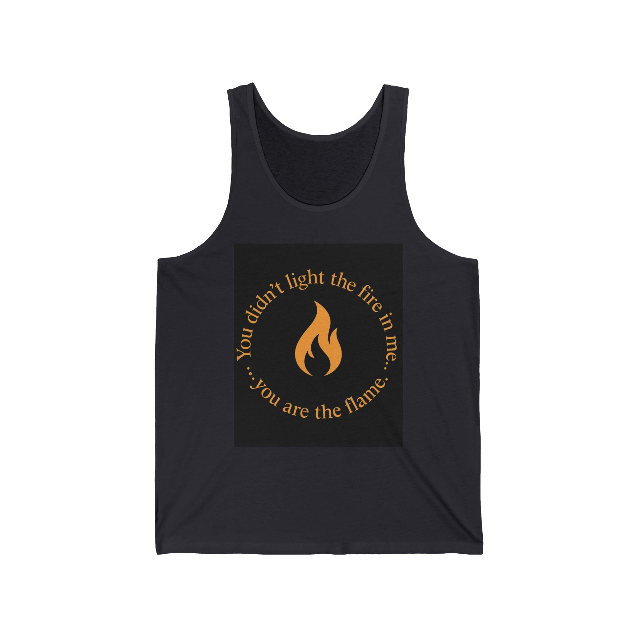 Tank Top - Inspirational Unisex Jersey Tank, Minimalist Design, Motivational Message