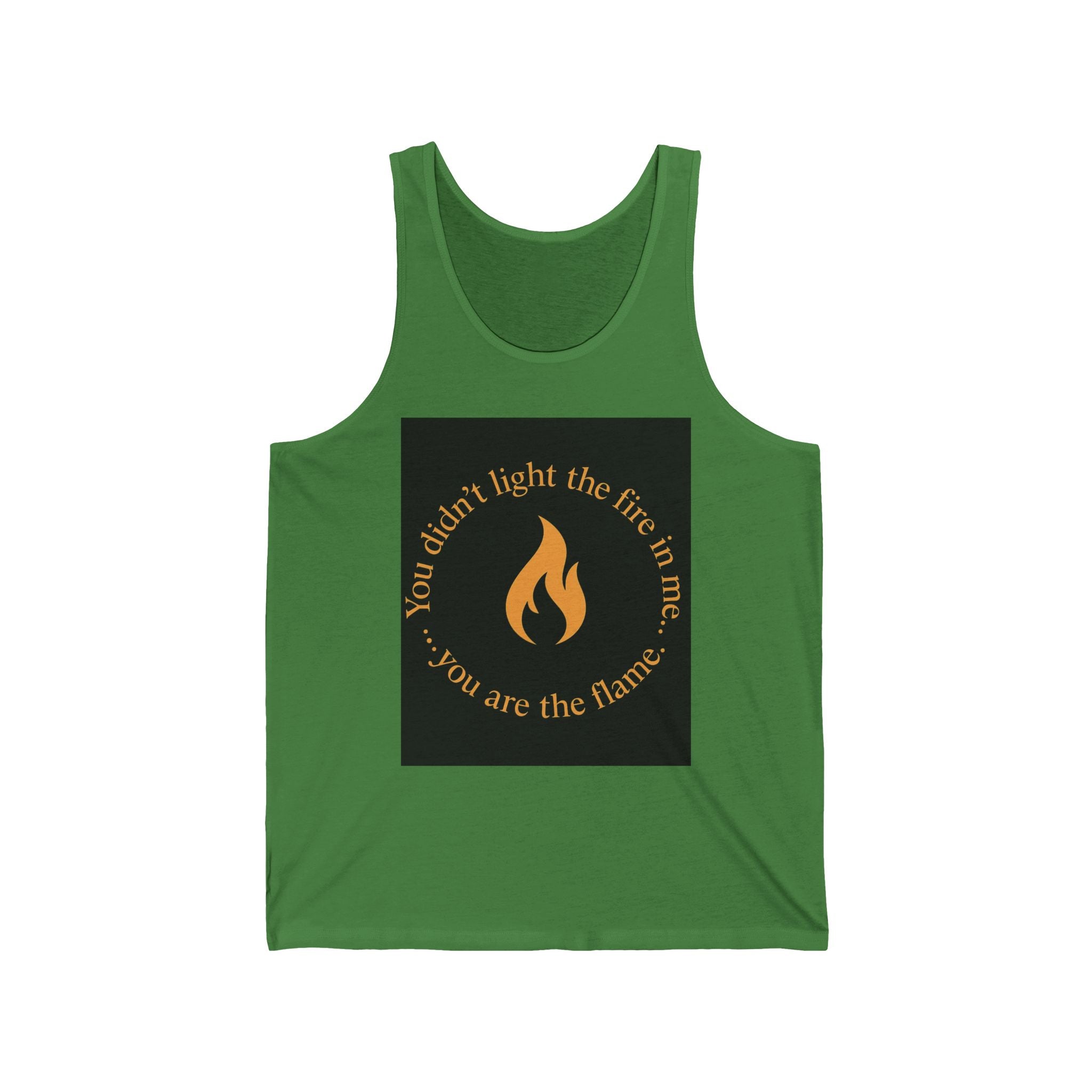 Tank Top - Inspirational Unisex Jersey Tank, Minimalist Design, Motivational Message
