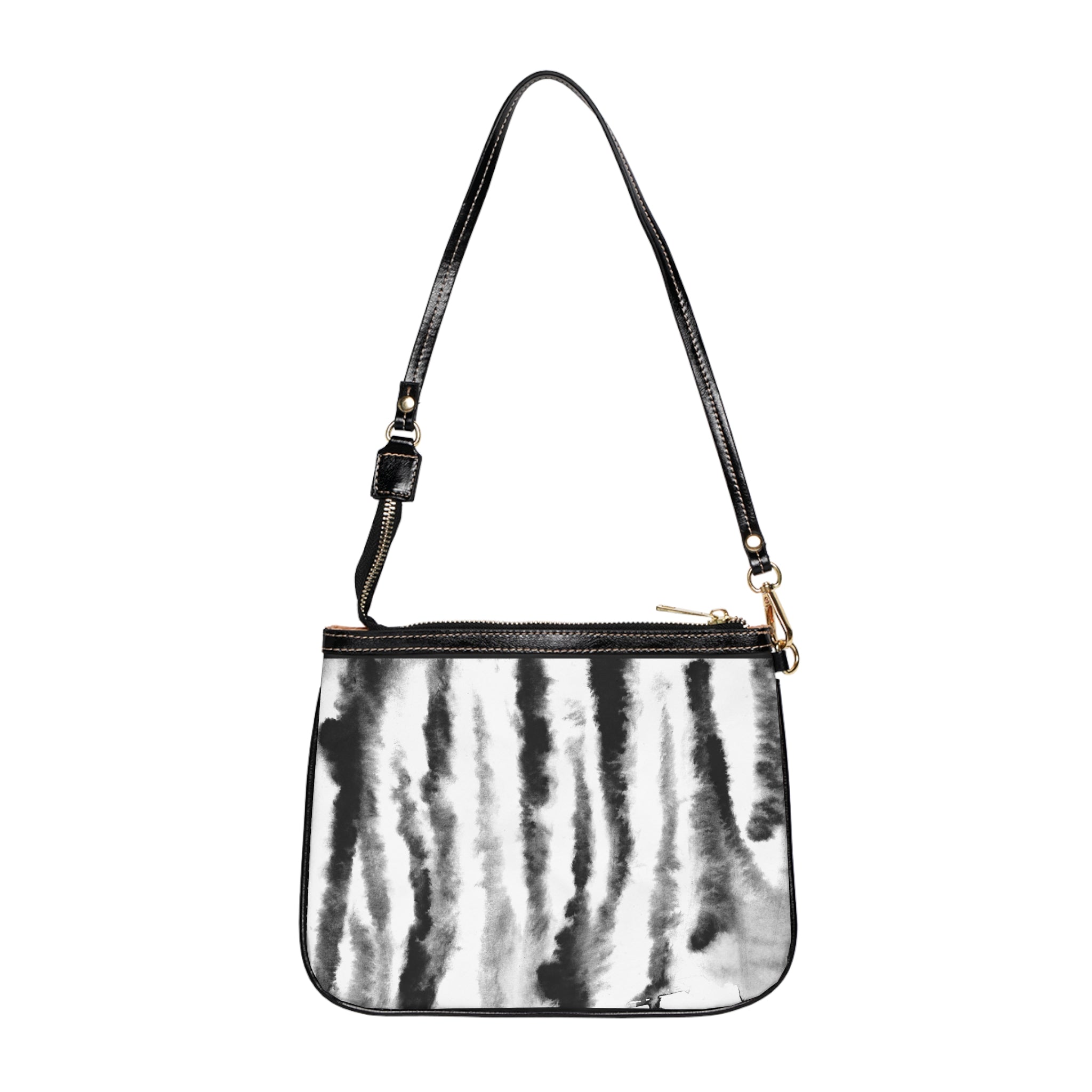 Petit sac a bandouliere chic-style boheme et raffine ,Shoulder Bag Bohemian Chic Black and White Graphic Design