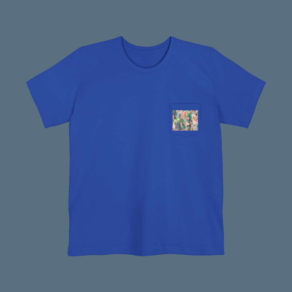 Pocket T-shirt Bella+Canvas 3021 with 2-Year EU Warranty - Unisex