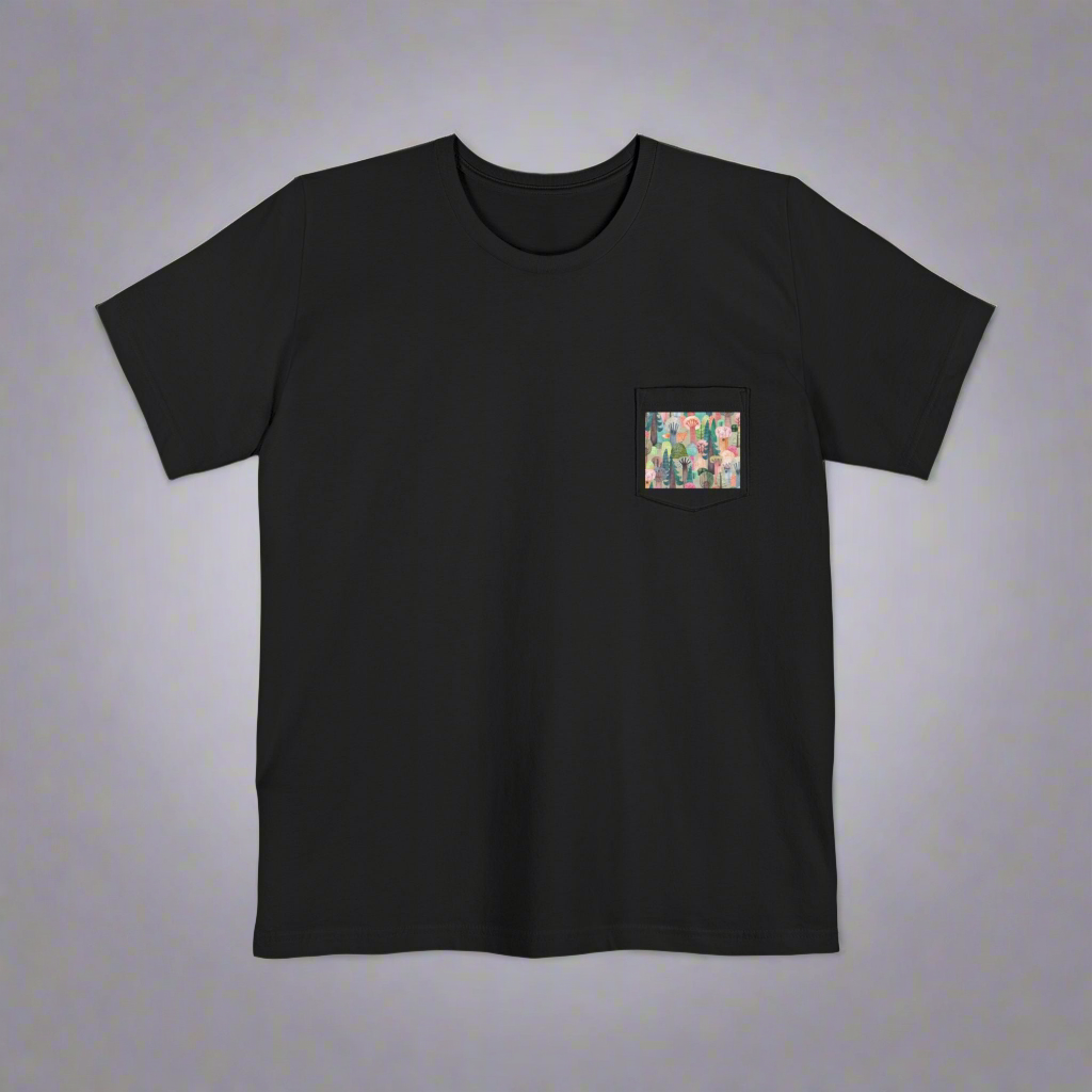 Pocket T-shirt Bella+Canvas 3021 with 2-Year EU Warranty - Unisex